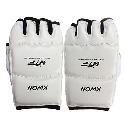 New Leather Half Finger Kids Children Karate Boxing Gloves