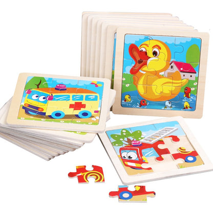 Kids Toys Wooden 3D Puzzle